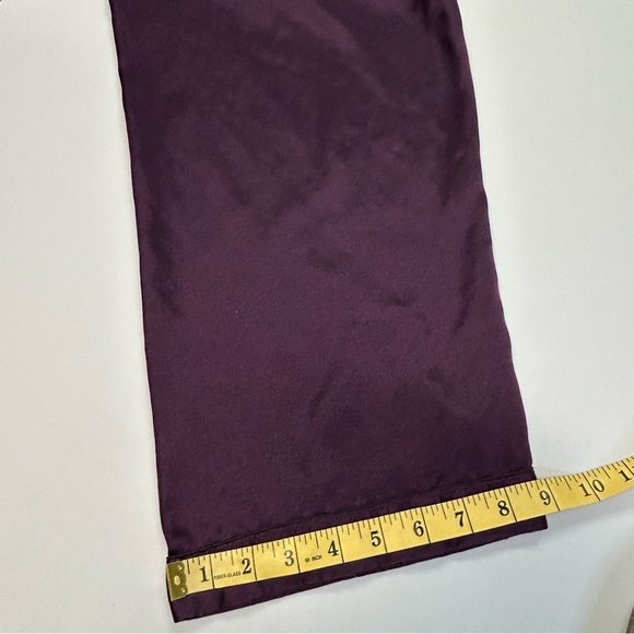 Tony & Candice Womens Satin PJ Set Size XL Long Sleeve Lounge Whimsigoth Purple - Picture 13 of 14